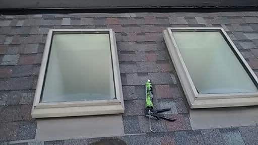 Home with a new roof