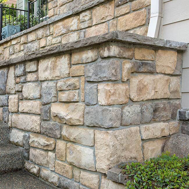 Cultured Stone Work on House Front