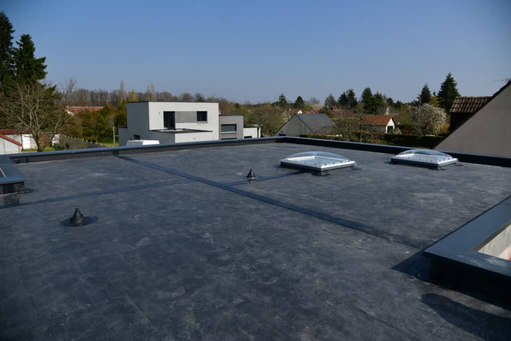 An EPDM roof