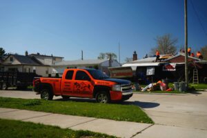L&S Home Improvements team working on new roof
